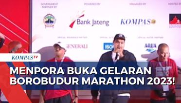 Menpora Dito Ariotedjo Buka Gelaran Borobudur Marathon 2023 Powered by Bank Jateng!