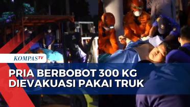 Pria Obesitas Berbobot 300 Kg Dirujuk ke RSCM, Proses Evakuasi Gunakan Truk