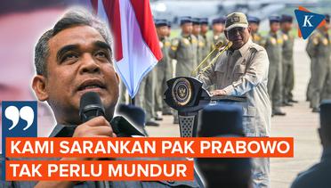 TKN Sarankan Prabowo Tak Usah Mundur dari Kabinet Seperti Mahfud