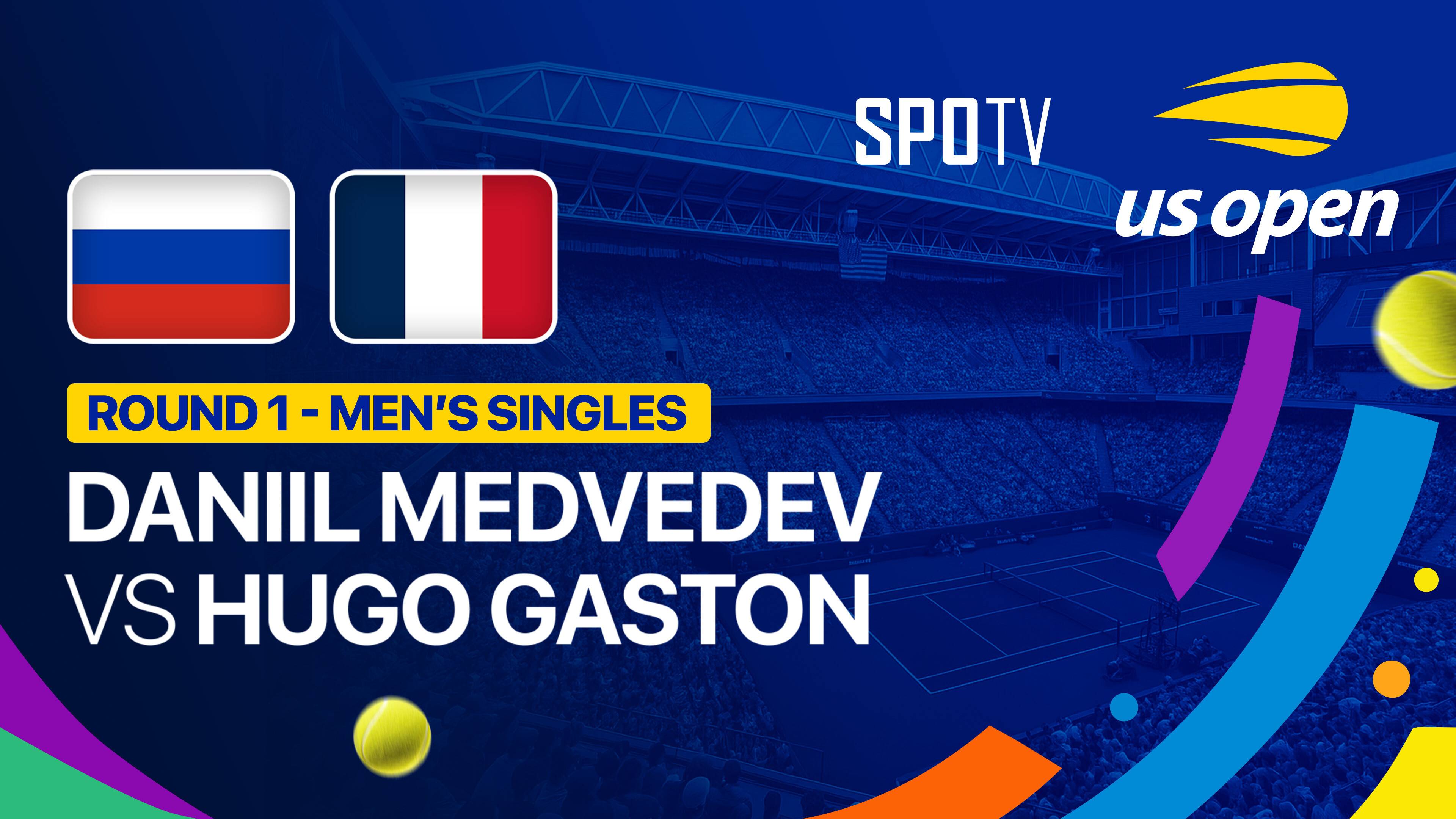Daniil Medvedev vs Hugo Gaston - Men's Singles Round 1 | US Open Tennis Championships 2026
