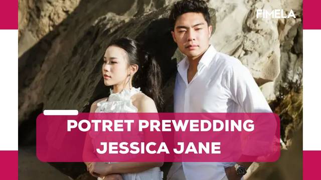 6 Potret Jessica Jane Tampil Bak White Swan dalam Prewedding di Pantai Bersama Erwin