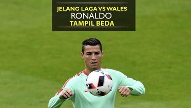 Jelang Laga Vs Wales, Ronaldo Tampil Beda