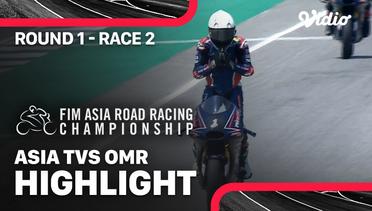 Highlights | Round 1: TVS OMR  | Race 2 | Asia Road Racing Championship 2023
