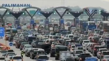VIDEO: Kendaraan Mengular hingga 14 Km di Gerbang Tol Cipali