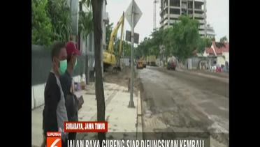 Jalan Raya Gubeng yang Ambles di Surabaya Siap Difungsikan Kembali - Liputan 6 Terkini