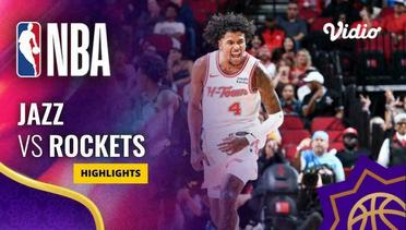 Utah Jazz vs Houston Rockets - Highlights | NBA Regular Season 2023/24