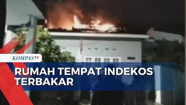 Diduga Akibat Korsleting Listrik, Rumah Indekos di Cilincing Jakarta Utara Terbakar