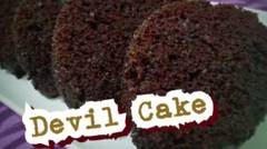 Resep Simple Chocolate Cake (Devil Cake) and No mixer