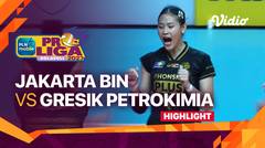 Highlights | Final Four Putri: Jakarta BIN vs Gresik Petrokimia Pupuk Indonesia | PLN Mobile Proliga Putri 2023
