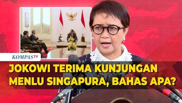 Jokowi Terima Kedatangan Menlu Singapura di Istana, Bahas Hal Ini