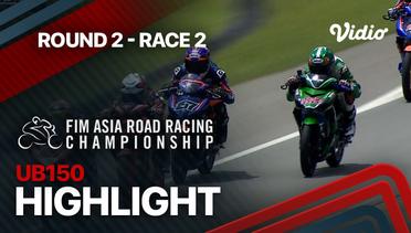 Highlights | Asia Road Racing Championship 2023: UB150 Round 2 - Race 2 | ARRC