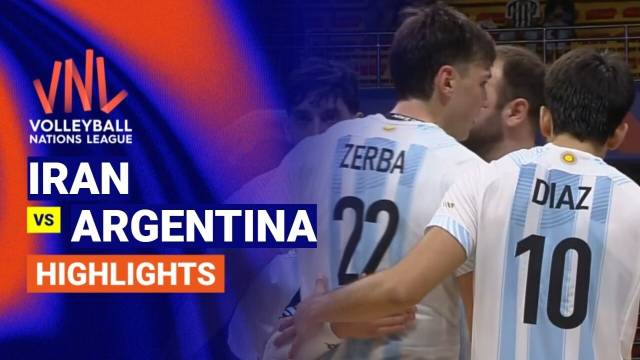 Men: Iran vs Argentina - Highlight | Volleyball Nations League 2026