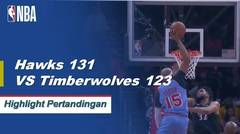 NBA I Cuplikan Pertandingan : Hawks 131 vs Timberwolves 123