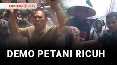 Demo Hari Pangan Sedunia, Petani dan Polisi Terlibat Saling Dorong | Liputan 6