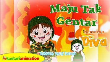 Maju Tak Gentar | Lagu Anak Indonesia bersama Diva | Kastari Animation