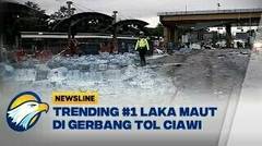 TRENDING #1 Laka Beruntun di Gerbang Tol Ciawi