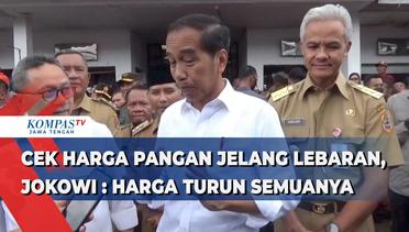 Cek Harga Pangan Jelang Lebaran di Boyolali, Jokowi: Harga Turun