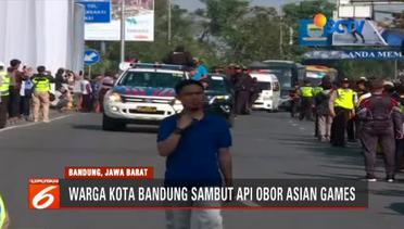 Menteri Airlangga hingga Pebulutangkis Legendaris Ramaikan Kirab Obor Asian Games di Bandung - Liputan6 Pagi