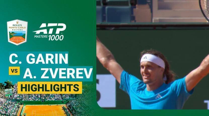 Cristian Garin vs Alexander Zverev - Round 2 (Court Rainier III) | ATP 1000: Rolex Monte-Carlo Masters 2026