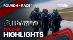 Round 6: TVS OMR | Race 1 | Highlights | Asia Road Racing Championship 2023