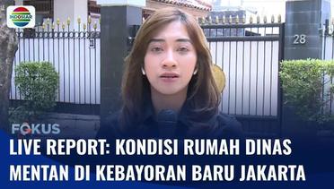 Live Report: Kondisi Rumah Dinas Mentan Syahrul Yasin Limpo di Kebayoran Baru Jakarta | Fokus