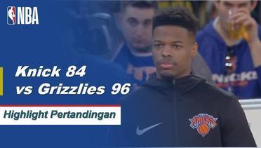 NBA I Cuplikan Pertandingan : Grizzlies 96 vs Knicks 84