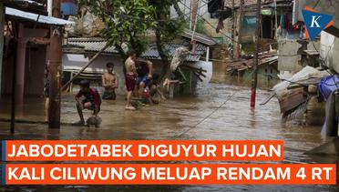 Penampakan Banjir di Pejaten Timur, Ketinggian Capai 150 Cm