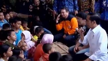 Jokowi Kunjungi Korban Gempa hingga Film Spiderman Homecoming