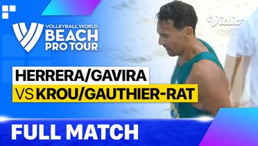 Full Match | Herrera/Gavira (ESP) vs Krou/Gauthier-Rat (FRA) | Beach Pro Tour - Challenge Itapema, Brazil 2023