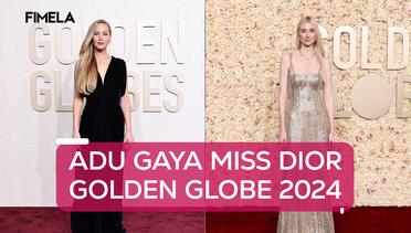 Parade Busana Elegan Miss Dior di 81st Golden Globe Awards 2024