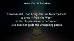 verse 257 to 259 (Chapter 2) AL BAQARAH
