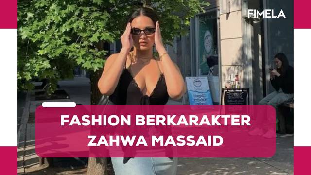6 Gaya Fashion Berkarakter Zahwa Massaid dengan Outfit Pamer Body Goals