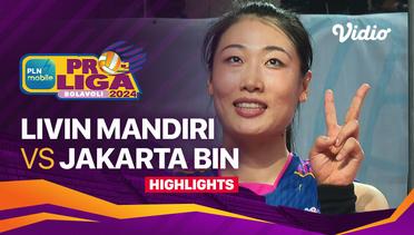 Putri: Jakarta Livin Mandiri vs Jakarta BIN - Highlights | PLN Mobile Proliga 2024