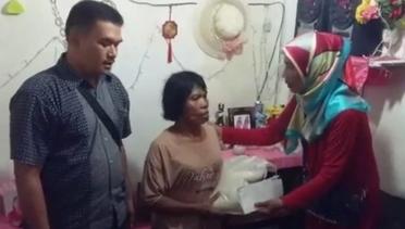 HUT Kota Siantar, KB-GAS Beri Santunan Kepada Gloria Br Manalu Penjual Koran Dipersimpangan Jalan Kota Pematangsiantar