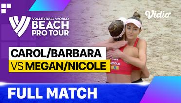 Full Match | Carol/Barbara (BRA) vs Megan/Nicole (CAN) | Beach Pro Tour - Challenge Itapema, Brazil 2023