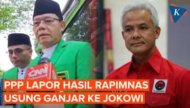 Datangi Istana Negara, Mardiono Serahkan Hasil Rapimnas PPP ke Jokowi