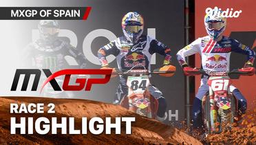 Highlights | Round 6 Spain: MXGP | Race 2 | MXGP 2023