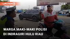 Viral Warga Maki-Maki Polisi di Indragiri Hulu Riau, Akhirnya Minta Maaf