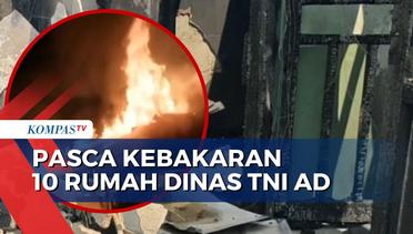 Korsleting Listrik Diduga Pemicu Kebakaran yang Hanguskan 10 Rumah Dinas TNI di Kubu Raya