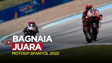 MotoGP Spanyol 2022: Pecco Bagnaia Juara, Marc Marquez Nyaris Jatuh