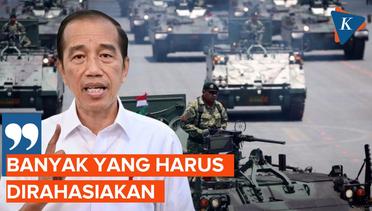 Jokowi Sebut Tak Semua Data Pertahanan Bisa Dibuka seperti Toko Kelontong