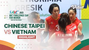 Highlights | Chinese Taipei vs Vietnam | AVC Challenge Cup for Women 2023