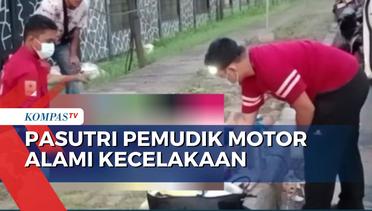 Akibat Kelelahan Perjalanan Semarang-Bekasi, Pasutri Pemudik Motor Alami Kecelakaan