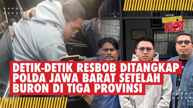 Detik-Detik Resbob Ditangkap Polda Jawa Barat Setelah Buron di Tiga Provinsi