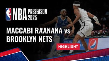 Maccabi Ra'Anana vs Brooklyn Nets - Highlights | NBA Preseason 2023