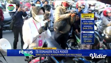 Wali Kota Surabaya Razia Masker