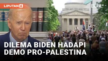 Dilema Politik Biden di tengah Protes Pro-Palestina di Kampus