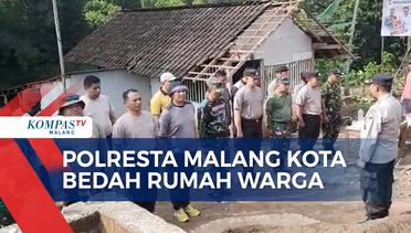 Peringati Hari Bhayangkara, Polresta Malang Kota Bedah 3 Rumah Warga dan 1 Masjid