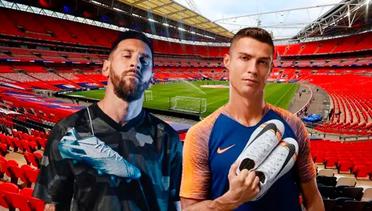 Pertandingan menakjubkan All Star Lionel Messi vs Cristiano Ronaldo senilai 90 juta di Stadion Wembley telah diusulkan