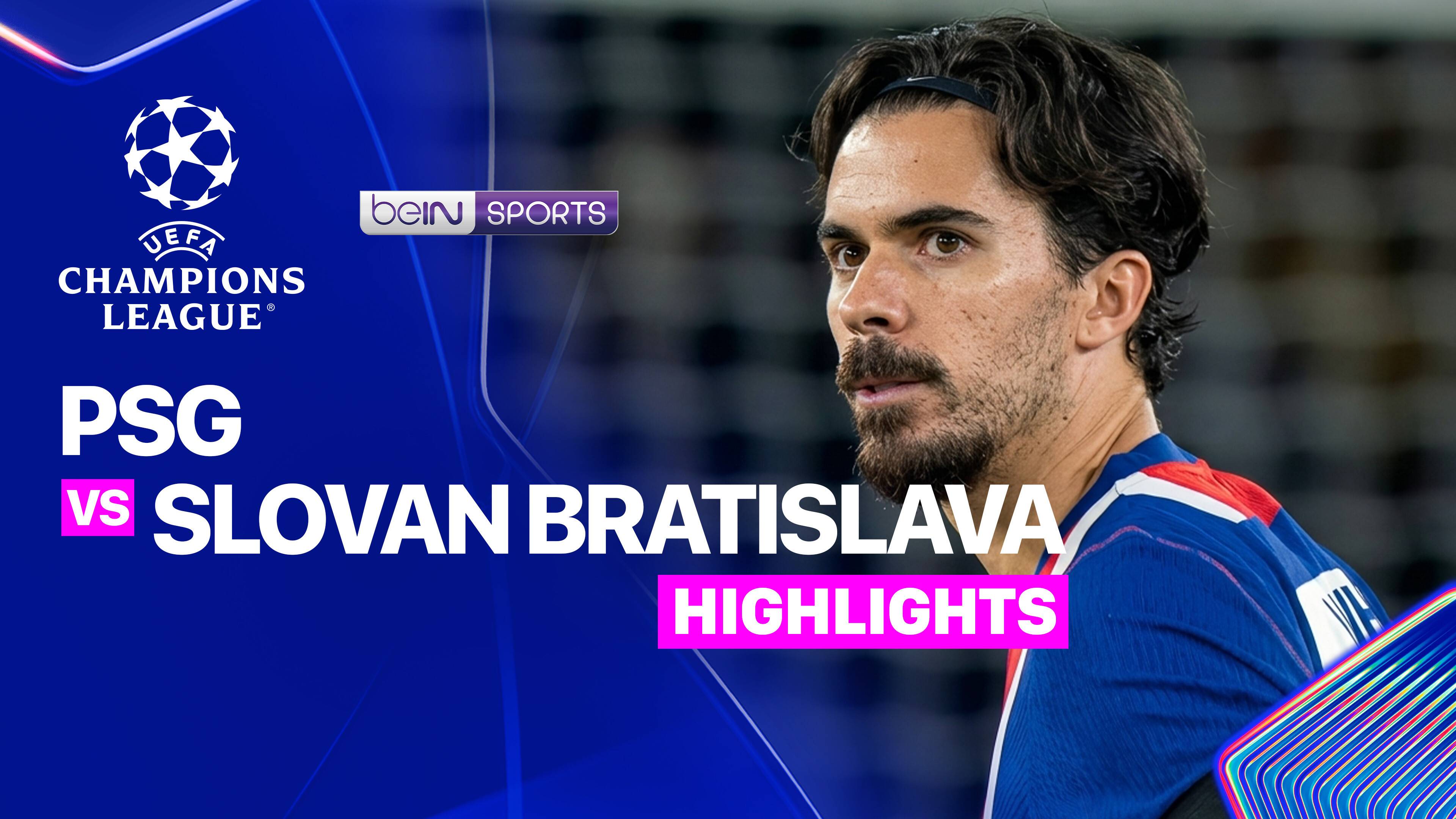 Paris Saint-Germain vs SK Slovan Bratislava